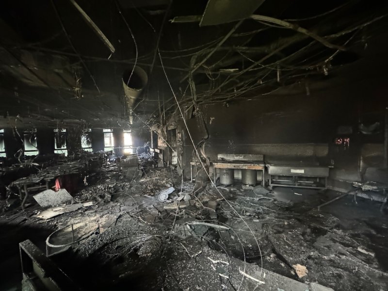 28일 오전 9시11분께 전북 전주시 덕진구 양현고등학교 급식실에서 불이 났다. 다행히 큰 인명피해는 없었다.2023.11.28/뉴스1 김경현 인턴기자