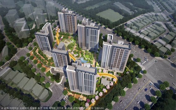 [영통역자이 프라시엘 조감도]