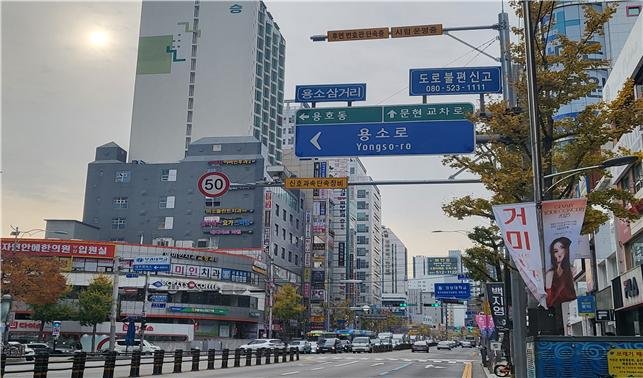 부산 12곳에 이륜차 단속 가능 후면카메라 설치