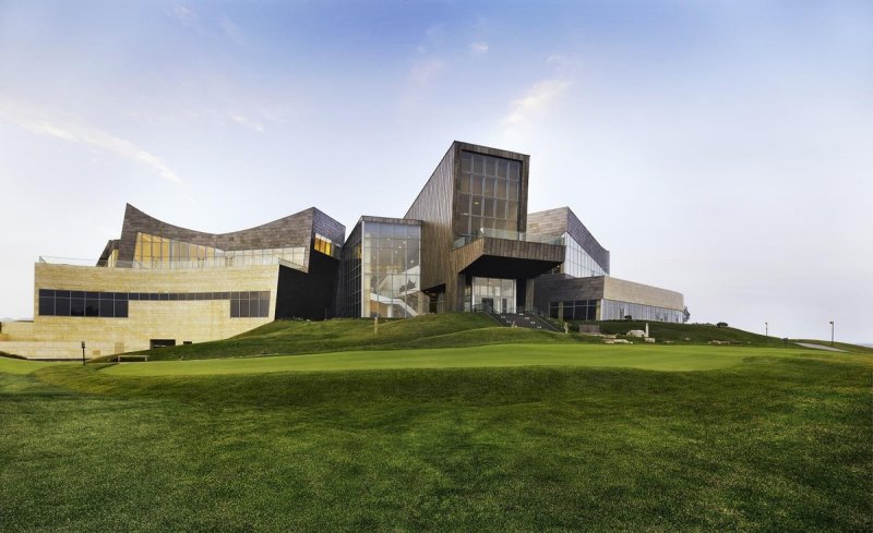 웨이하이포인트CC 클럽하우스 전경 [금호석유화학그룹 제공]