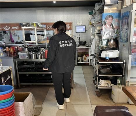 인천시 특별사법경찰은 인천관광경찰대, 중구청과 합동으로 중구 용유지역 을왕리 해수욕장 주변 지역을 단속해 불법 영업한 음식점 15곳을 적발했다. 인천시 제공.