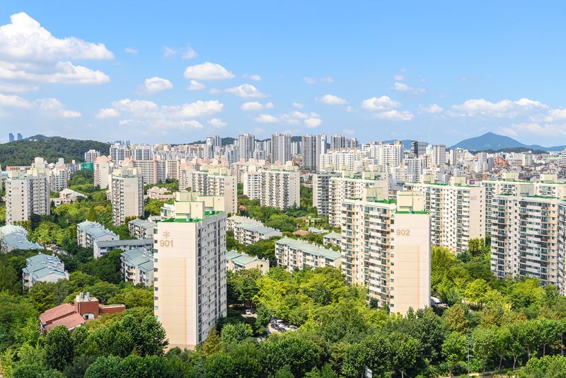 서울 양천구 목동9단지 아파트 전경. 양천구청 제공