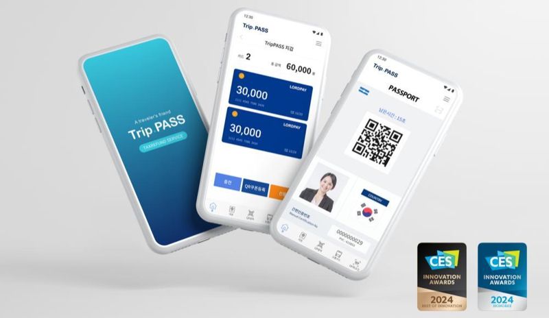 대중교통 이용과 간편결제, 세금환급까지 가능한 모바일 여권 앱 '트립패스' 모습. 서울시 제공