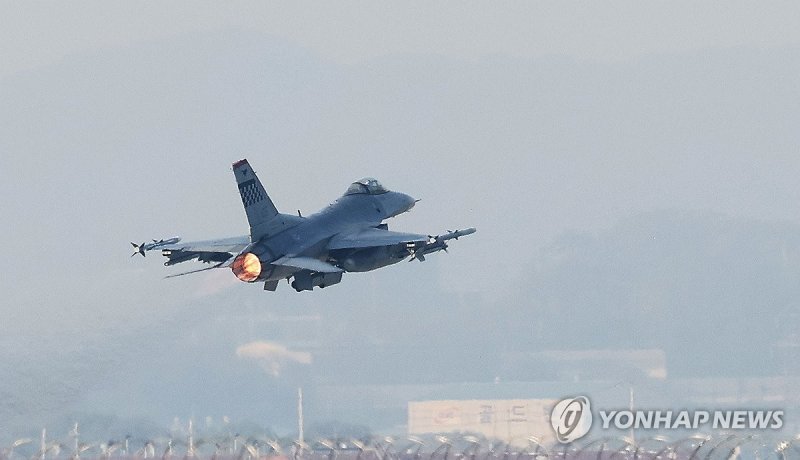 F-16 전투기 자료사진. 연합뉴스