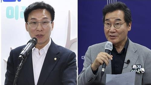 김민석 "꽃길 이낙연은 사쿠라"…비명계 "김민새의 셀프디스" 더불어민주당 김민석 의원과 이낙연 전 대표 [연합뉴스 자료사진]