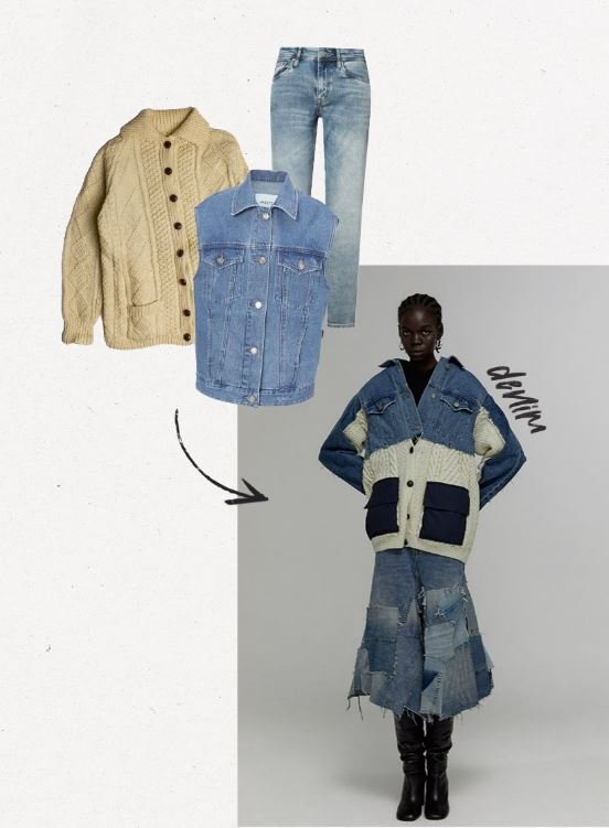 헤지스 올리언스 리워크 '데님 아우터'