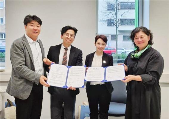 중앙대-베를린 자유대 협정 체결 모습 (사진제공=중앙대) *재판매 및 DB 금지