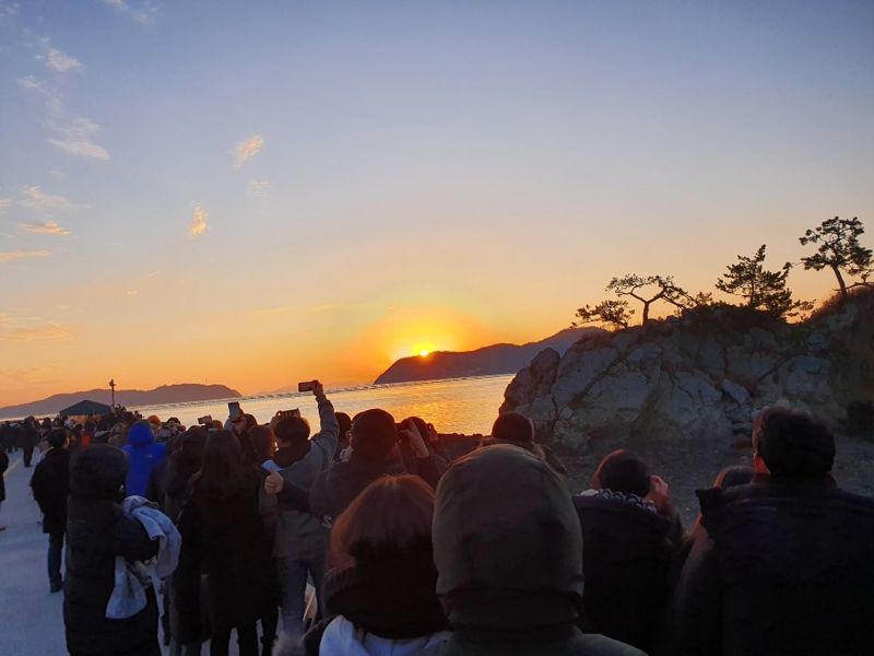 전남 해남군은 송지면 땅끝마을에서 열리는 해넘이·해맞이 축제가 4년 만에 재개된다고 14일 밝혔다. 해남군 제공