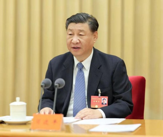 중앙경제공작회의에서 연설을 발표하는 시진핑 중국 국가주석