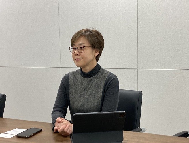 박선주 CSL시퀴러스코리아 의학부 전무가 공공보건에 기여할 수 있는 인플루엔자 백신의 역할에 대해 설명하고 있다/뉴스1 ⓒ News1 황진중 기자