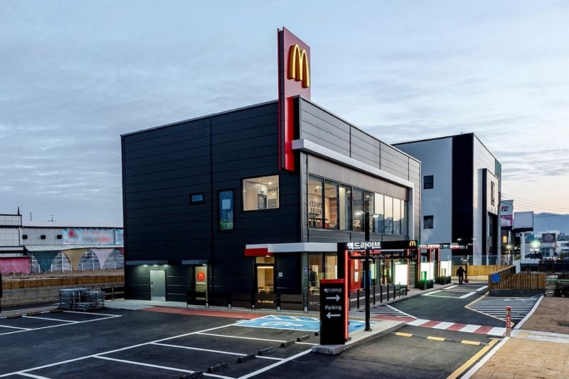 맥도날드, 기하학적 디자인 국내 첫 적용 '양주옥정DT점' 연다