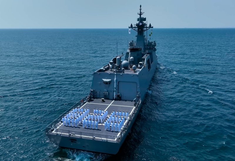 해군의 신형 호위함 천안함(FFG-Ⅱ, 2,800t급)이 2023년 12월 23일, 해군 2함대사령부에 작전배치돼 본격적인 서해수호 임무 수행에 돌입했다. 사진=해군 제공