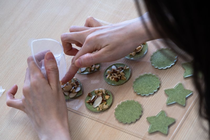 충남 서산 중리마을의 감태초콜릿 만들기 체험