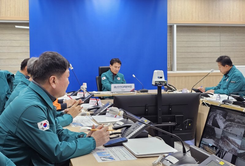 대설 대책 점검하는 김진태 강원도지사.(강원도 제공)