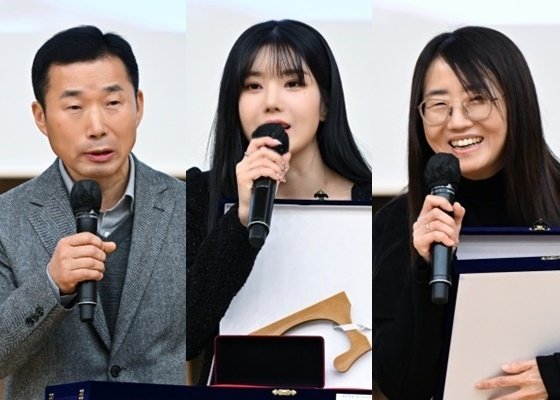푸바오, SBS 특별상 받았다…권은비·김은희 작가 등 수상 영예