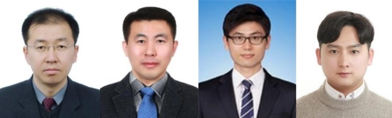 국방기술진흥연구소는 2023년 자랑스러운 연구소인으로 정현수 책임연구원을, 우수 연구소인으로 봉하규·김재만·나재현 연구원 연구원을 각각 선정했다. 사진 왼쪽부터 정현수 책임연구원, 봉하규 책임연구원, 김재만 선임연구원, 나재현 선임연구원. 사진=국방기술진흥연구소 제공