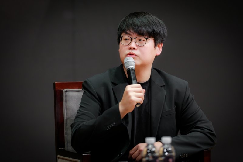 기자간담회 하는 피아니스트 김준형 [금호문화재단 제공. 재판매 및 DB 금지]