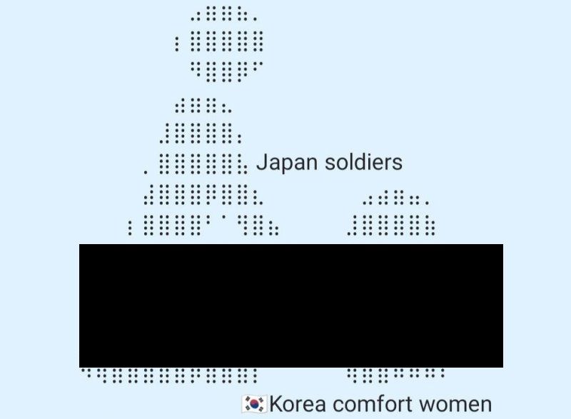 AFC 인스타그램 게시물에 달린 일본군 위안부 피해자 비하 댓글 일부. (몸통 부분은 검정색 사각으로 모자이크 처리) / 서경덕 성신여대 교수 SNS 캡처