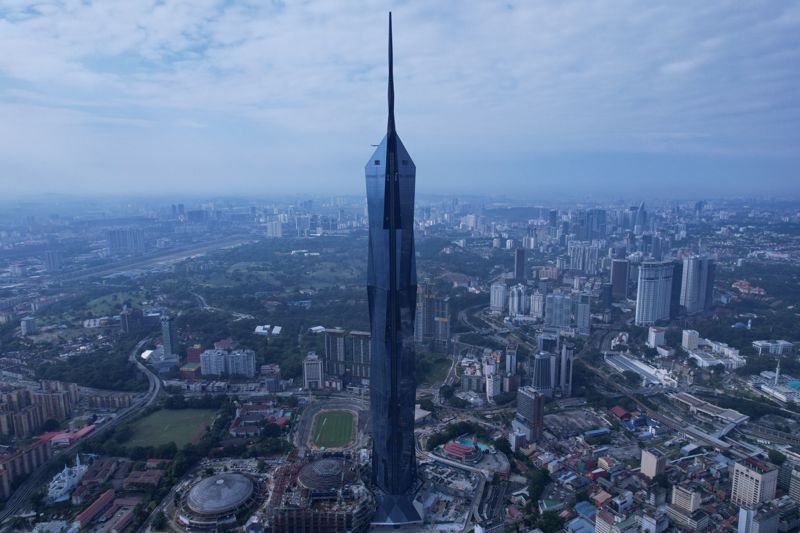 말레이시아 메르데카 118빌딩. 삼성물산 건설부문 제공