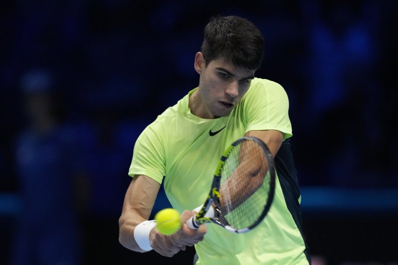 [토리노=AP/뉴시스] 카를로스 알카라스. 2023.11.13