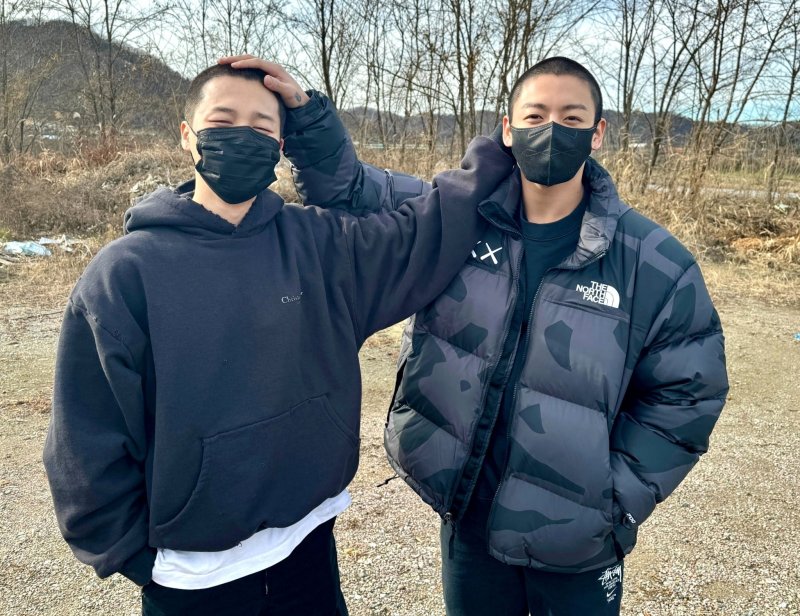 지민(왼쪽)과 정국 / 사진=방탄소년단 SNS