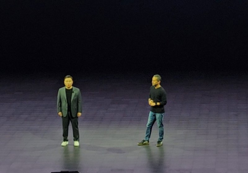 구글 수석 부사장, 언팩 행사장 등장. 2024.01.18.오현주 기자