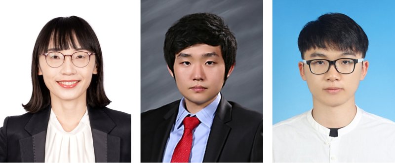 (왼쪽부터)DGIST 김소희 교수, 문현민 박사, 장재원 박사과정생 *재판매 및 DB 금지