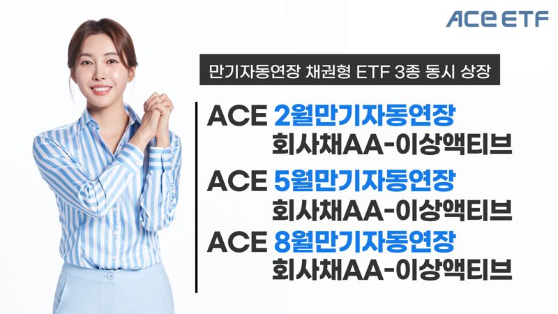 만기자동연장 ETF 포문 연 한투운용, 3종 추가 출시