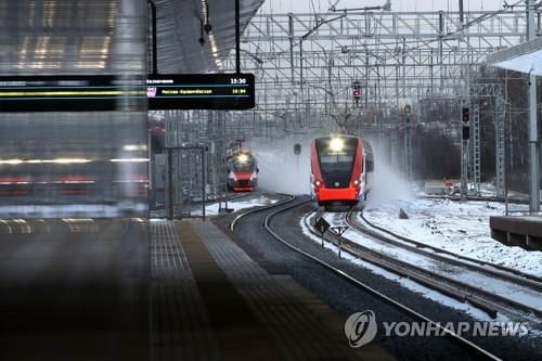 러시아 열차의 모습. 사진은 기사와 무관함.
