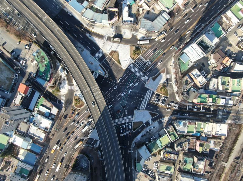 울산 신복로터리 교차로 전환 차량 통행 속도 최대 70% 증가