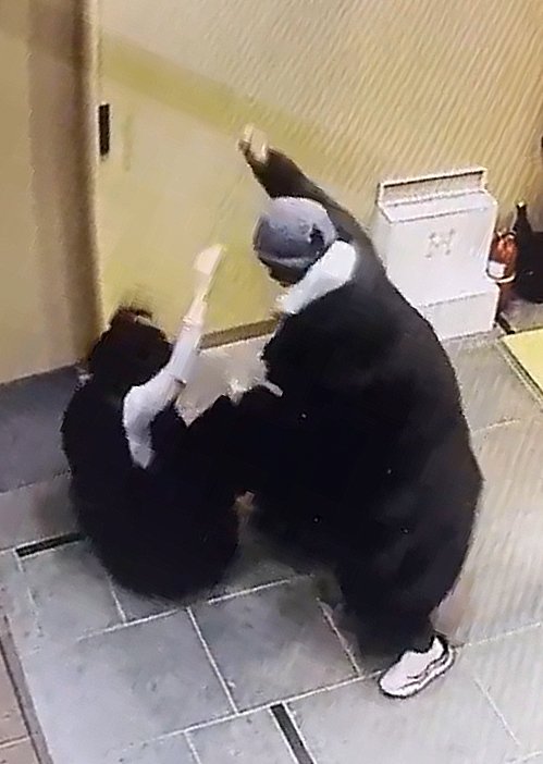 배현진 국민의힘 의원이 25일 오후 5시쯤 서울 강남구 청담동 거리에서 신원이 밝혀지지 않은 행인으로부터 머리를 가격당했다. 배 의원은 둔기로 추정되는 물체에 맞았으며, 피를 흘려 순천향병원으로 옮겨졌다. 사진은 배현진 의원 피습관련 CCTV 화면. (배현진 의원실 제공) 2024.1.25/뉴스1 ⓒ News1 송원영 기자