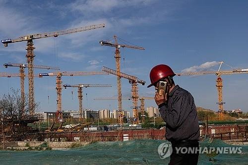 중국 베이징의 주택 건설 현장 로이터 연합뉴스