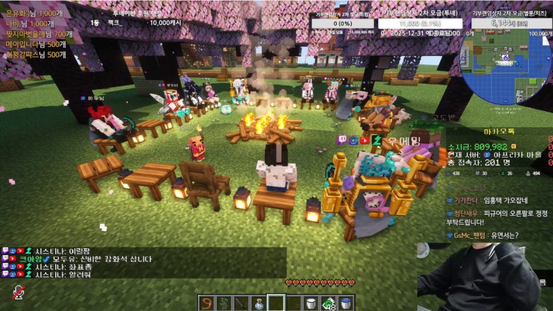 BJ ‘근성왕겜마톡’이 1월 19일 ‘마카오톡’ 콘텐츠를 진행하는 모습.(사진 : 아프리카TV 제공) *재판매 및 DB 금지