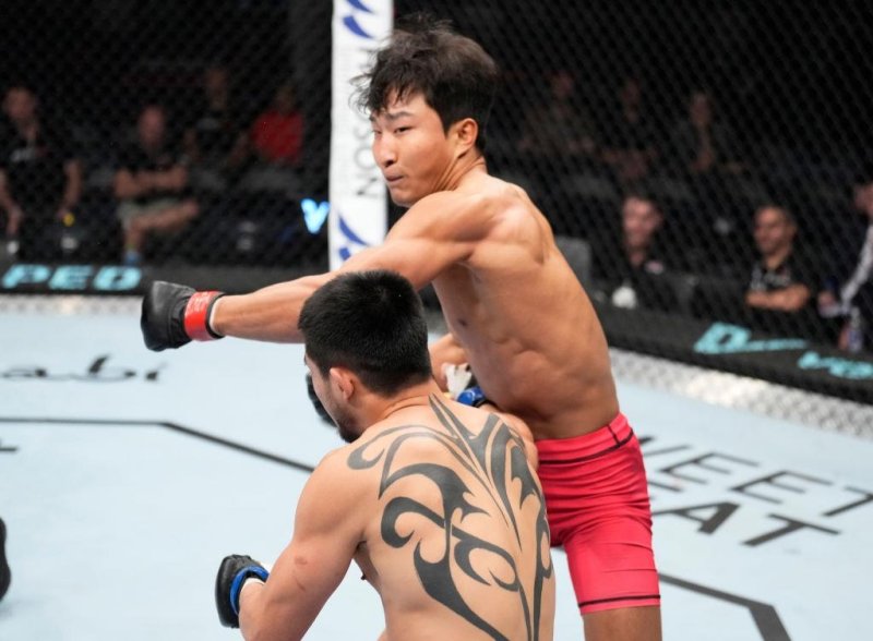 이정영의 경기 장면 [UFC 제공. 재판매 및 DB 금지]