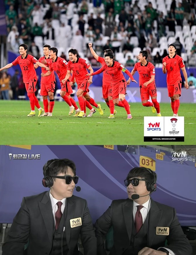 tvN·tvN SPORTS, 3일 0시10분부터 아시안컵 한국 vs 호주 8강전 독점 생중계