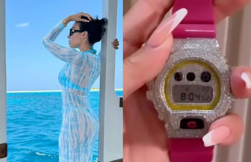 사우디 프로축구연맹 알나스르 소속 축구선수 크리스티아누 호날두가 여자친구 조지나 로드리게스의 서른 번째 생일을 맞아 선물한 시계가 화제다. (사진=조지아 로드리게스 인스타그램 캡처) *재판매 및 DB 금지