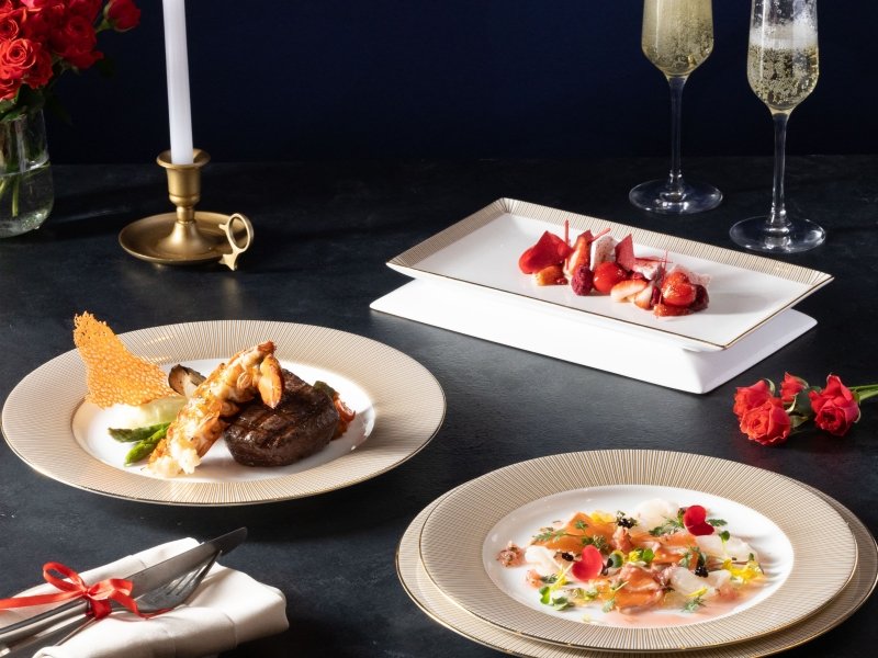 [서울=뉴시스] 노보텔 동대문 밸런타인데이 3코스 디너. (사진= 노보텔 앰배서더 서울 동대문 호텔 & 레지던스 제공)