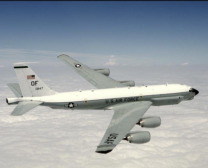 미국의 RC-135U(컴뱃센트) 정찰기. 사진=미국 공군 홈피 캡처
