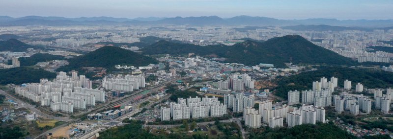 광주 남구 일대 아파트 밀집 지역 모습. 뉴시스