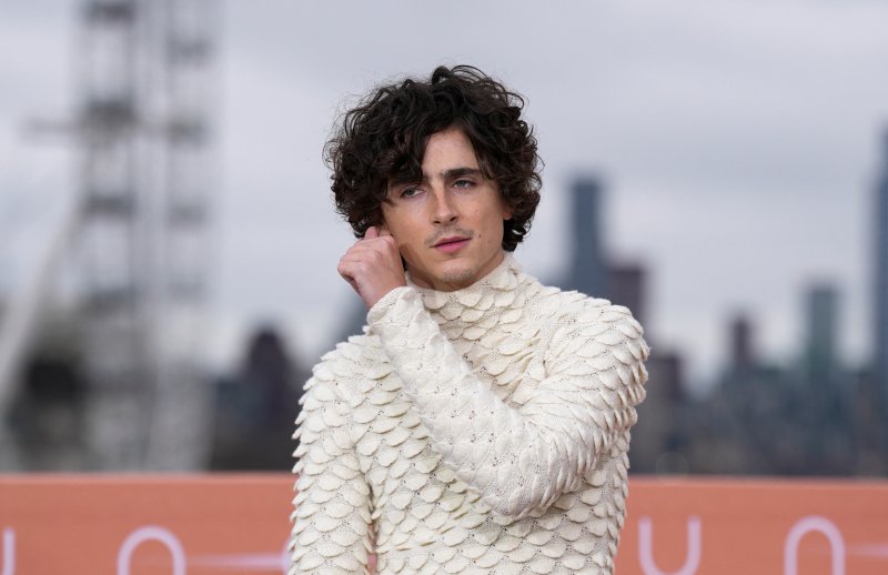 Timothee Chalamet attends the photocall for the film 'Dune: Part Two' at Savoy Place, in London, Britain, February 14, 2024. REUTERS/Maja Smiejkowska /REUTERS/뉴스1 /사진=뉴스1 외신화상