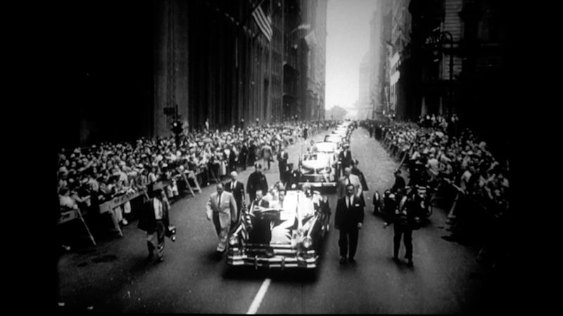 '건국전쟁'에 등장하는 1954년 이승만 대통령의 미국 뉴욕 카퍼레이드 장면. 다큐스토리 제공