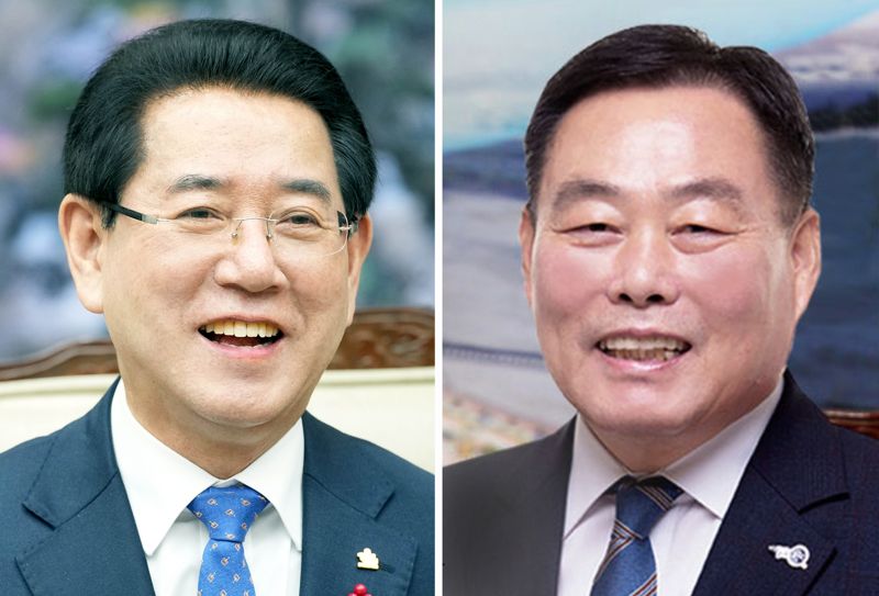 김영록 전남도지사-김산 무안군수, 무안국제공항 활성화 협력키로