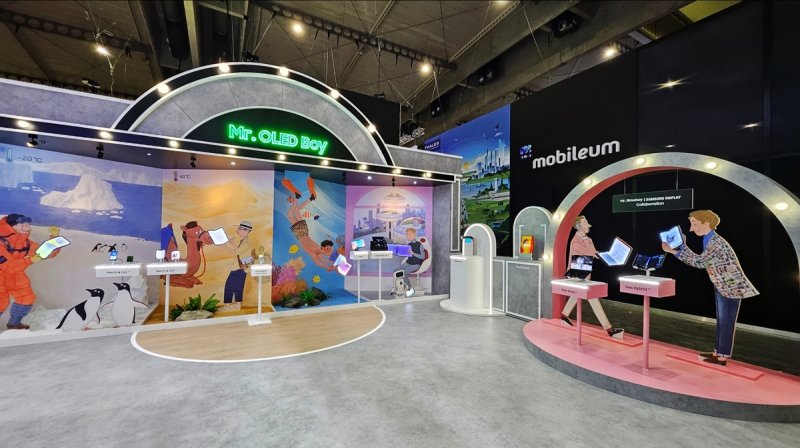 'MWC 2024'에서 선보이는 '미스터 올레드보이' [삼성디스플레이 제공. 재판매 및 DB 금지]