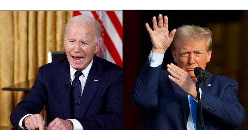 조 바이든 미국 대통령(왼쪽)과 도널드 트럼프 전 대통령. 사진=뉴시스