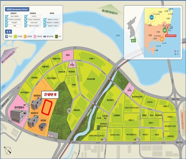 울산 자유무역지역에 표준공장 착공…8개기업 입주