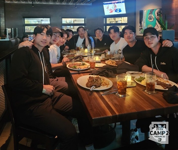 NC 다이노스 손아섭이 외야수들의 식사 자리를 마련했다. (사진=NC 제공) *재판매 및 DB 금지