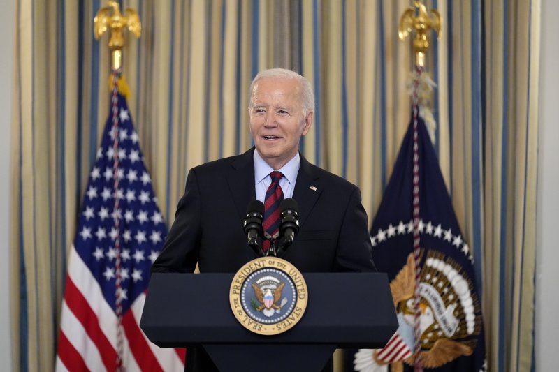 조 바이든 미국 대통령이 5일(현지시간) 미 워싱턴DC 백악관에서 연설하고 있다.AP연합뉴스