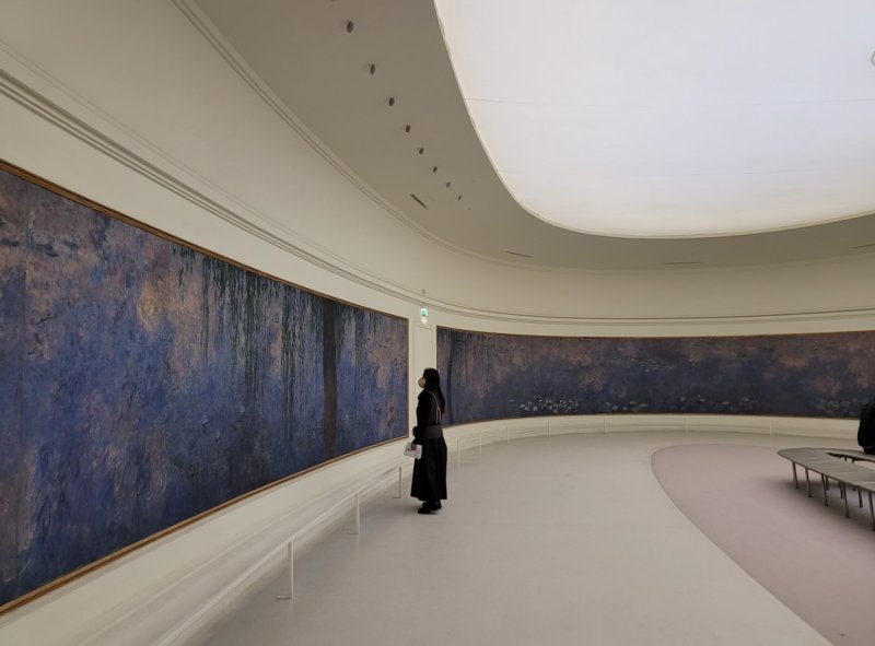 오랑주리미술관에서 만나는 클로드 모네의 수련 연작을 회화 작품이 얼마나 큰 감동을 전할 수 있는지 증명해준다. *재판매 및 DB 금지