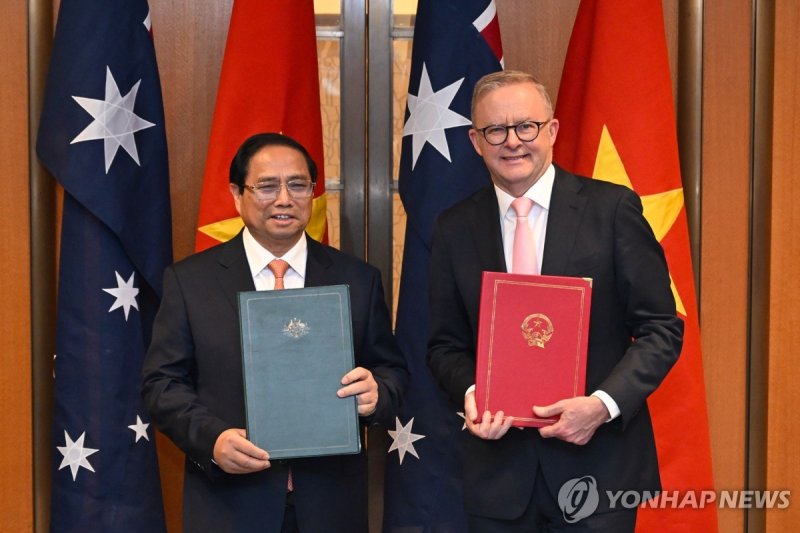 호주 베트남 서명식 (출처=연합뉴스)
