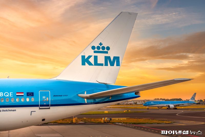 KLM 네덜란드 항공 보잉 777-200 항공기. KLM 네덜란드 항공 제공